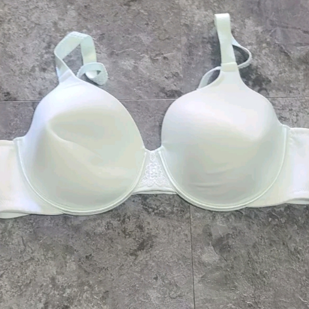 Vanity Fair Womens White Adjustable Strap Underwired Bra Size 42C